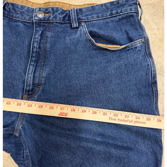 Duluth Trading 42X30 Straight Leg Denim Jeans Workwear Rugged Heavyweight Cotton - Picture 7 of 10